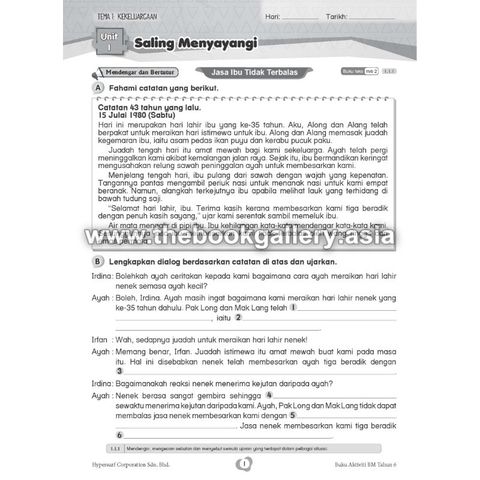 Buku Aktivti SK BM 6 Text_HYPERSURF COPORATION SDN. BHD