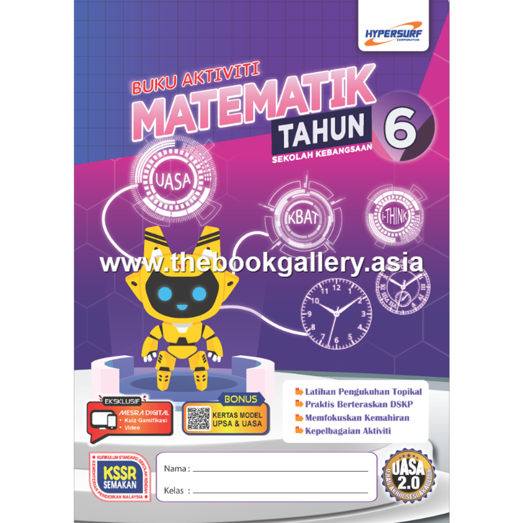 Bk Akt SK Matematik 6 (V2)_Front Cover