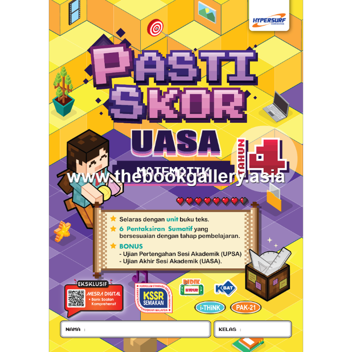 Pasti Skor UASA SK Matematik 4 (V2)_Front Cover
