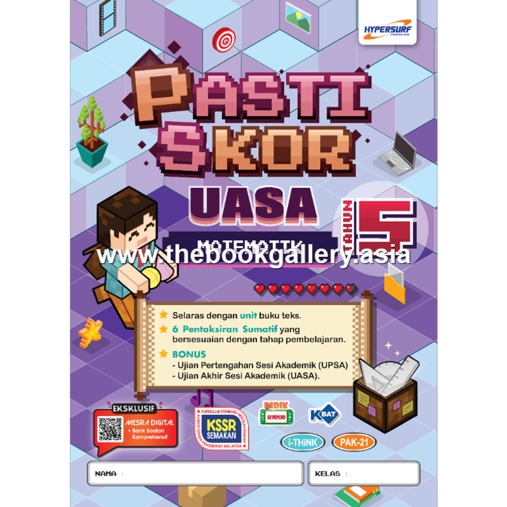 Pasti Skor UASA SK Matematik 5 (V2)_Front Cover