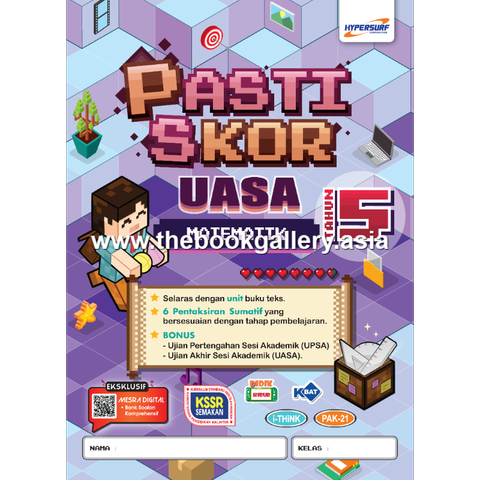 Pasti Skor UASA SK Matematik 5 (V2)_Front Cover