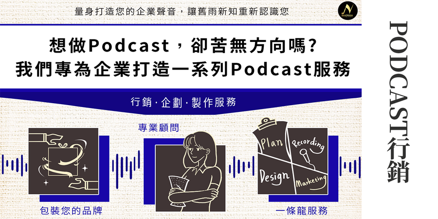 聲鮮時采科技 x Podcast內容企劃製作 | 