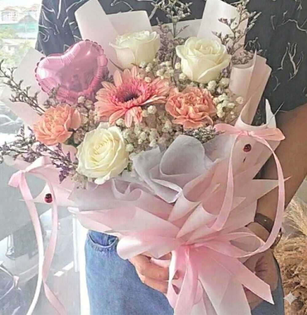 extra white roses