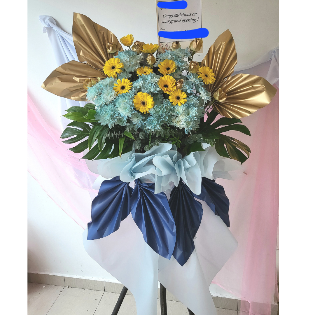 pepita 1 opening flower stand  rose hydrangea carnation  1ss2-flower-florist-florist-online-flower-delivery-kl-flower-petaling-jaya-florist-bouquet-red-rose