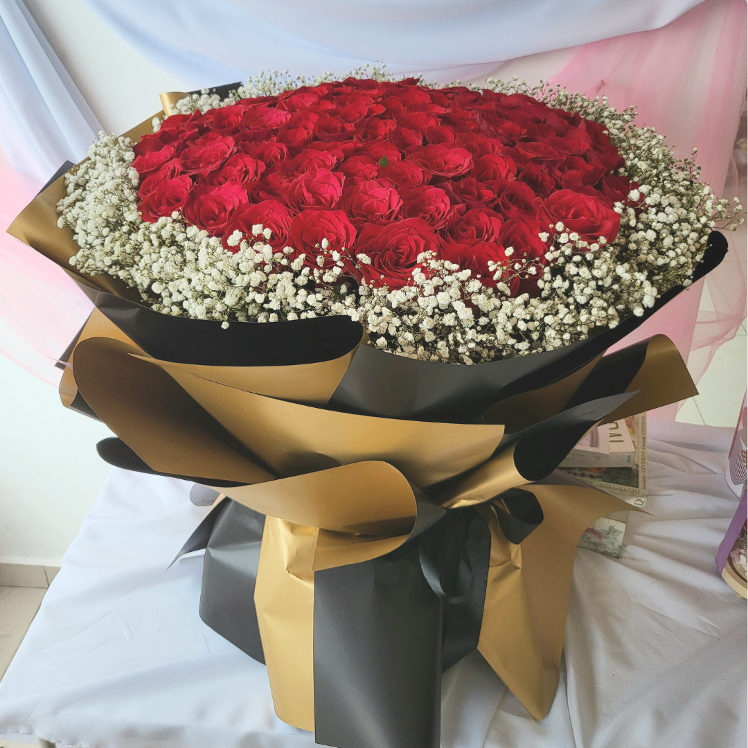 99 red roses  ss2-flower-florist-florist-online-flower-delivery-kl-flower-petaling-jaya-florist-bouquet-red-rose