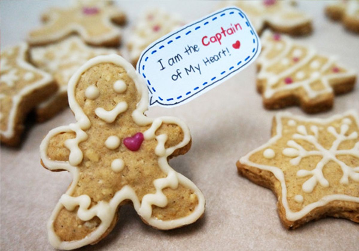 Oat Gingerbread Cookies