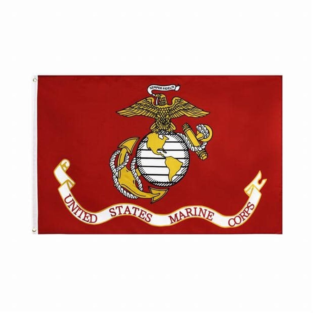 紀念版 USMC美國海軍陸戰隊全球鷹隊旗 /復刻版