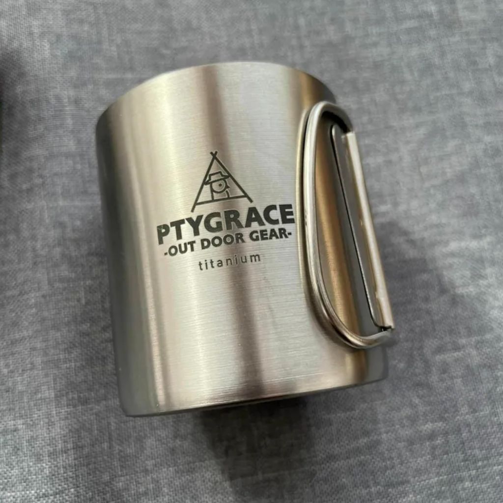 【 PTYGRACE 】OUTDOOR GEAR 鈦金屬馬克杯 300ml