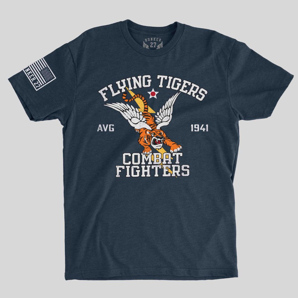 【 BUNKER 27 】Flying Tigers AVG 1941 T-Shirt