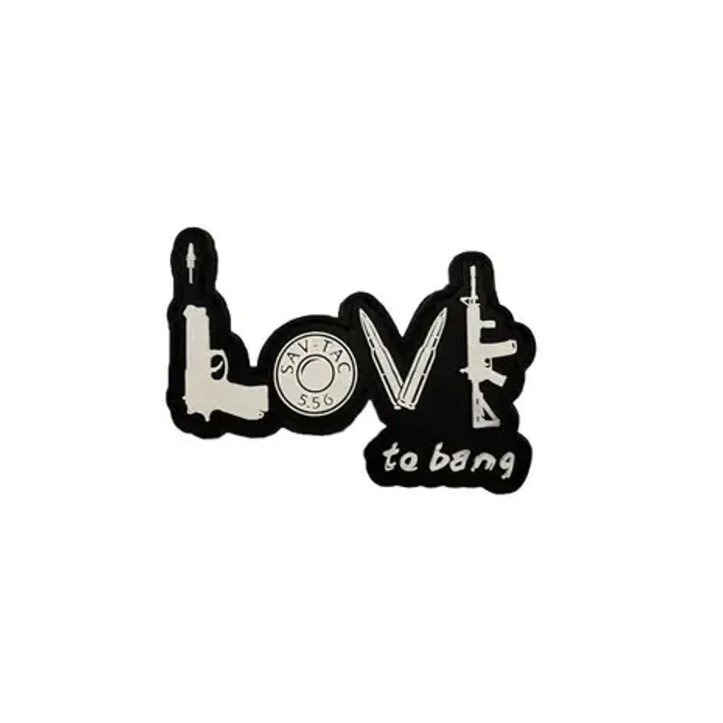 【SAVAGE】PVC臂章 LOVE TO BANG / 預購 9/10 出貨