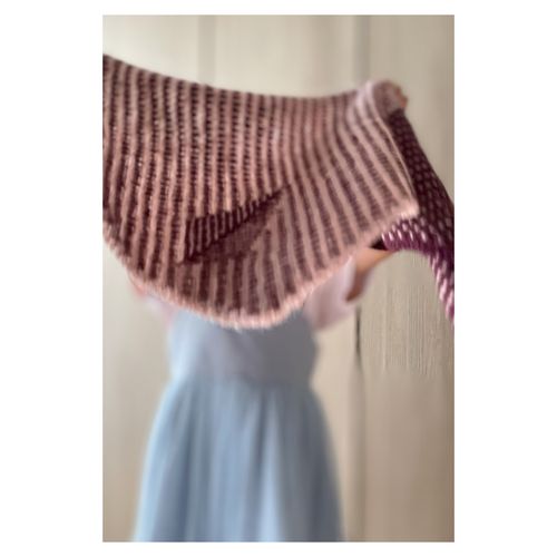 【設計師合作】Shimizu Eri｜Sangatsu shawl 三月三角披肩線材包