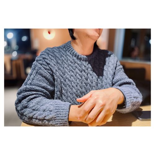 【作品分享】Grano Sweater 超級麻麻麻的男生版麻花毛衣