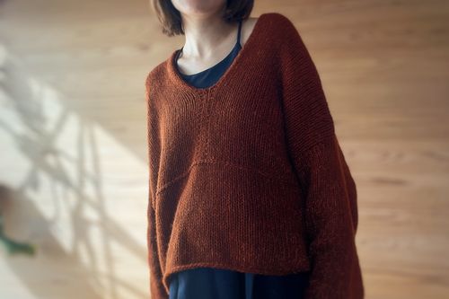 【設計師合作】 Shimizu Eri｜Datsuzoku・脫俗 (前後V領上衣 ) 