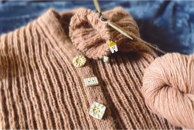 Lucid Islet Knitting Labo | 編織 | 手作小物 | 永續線材 | 設計師合作套組 | 《小島編織・編織小島》地圖 - 陶鈕釦・Ceramic Button