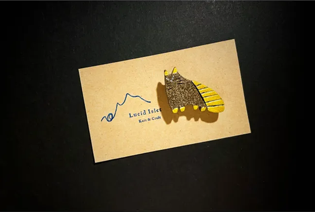 Lucid Islet Knitting Labo | 編織 | 手作小物 | 永續線材 | 設計師合作套組 | 《小島編織・編織小島》地圖 - 陶胸針・Ceramic Brooch