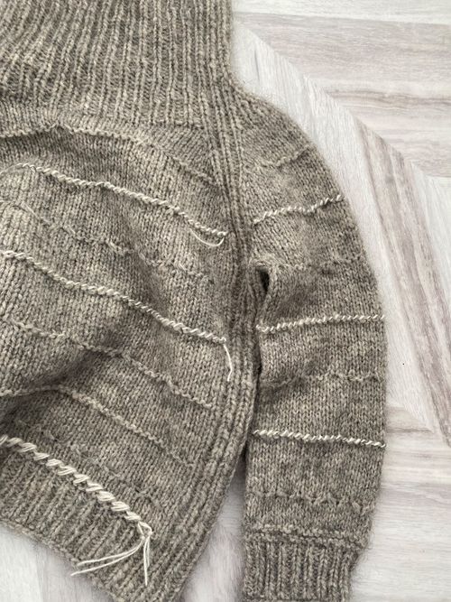【設計師合作】誠徵測織 - Sophie’s Sweater by Shimizu Eri  & 一期一會R&S 限量無撚線unspun yarn (2) 