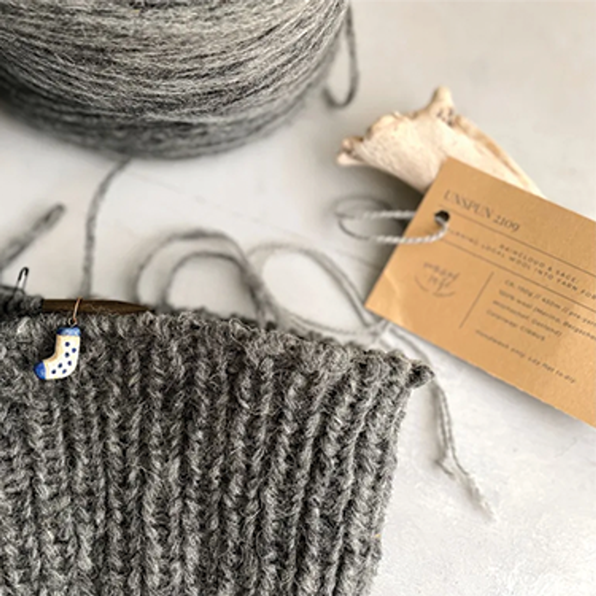 Lucid Islet Knitting Labo | 編織 | 手作小物 | 永續線材 | 設計師合作套組 | Raincloud & Sage