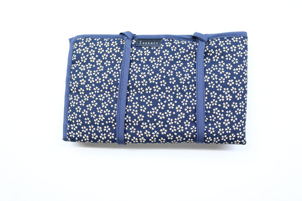 Fabric Case Type E_ folded image_Cherry Blossom Blue