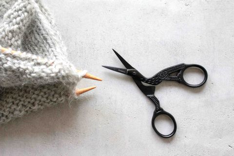 59951_Seeknit Stork Scissors_9cm 3.5inch_Black_Image-2_2024-9-3