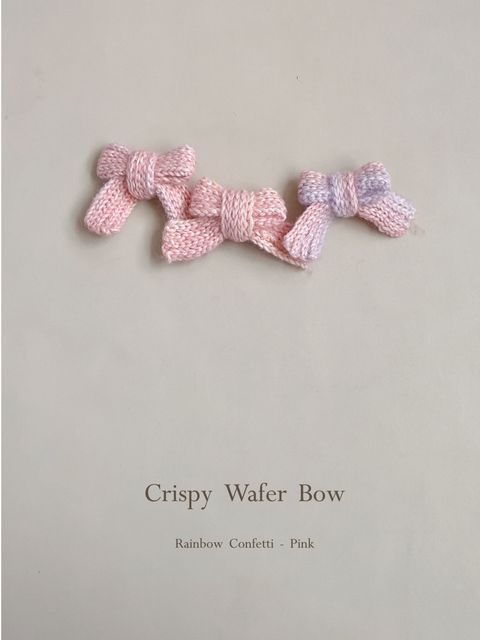 Crispy Wafer Bow｜酥酥夾心結_3-1