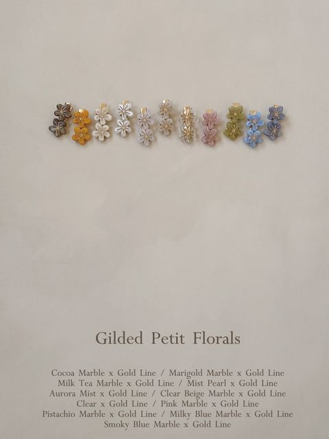 Gilded Petit Florals｜金線小花_1-1