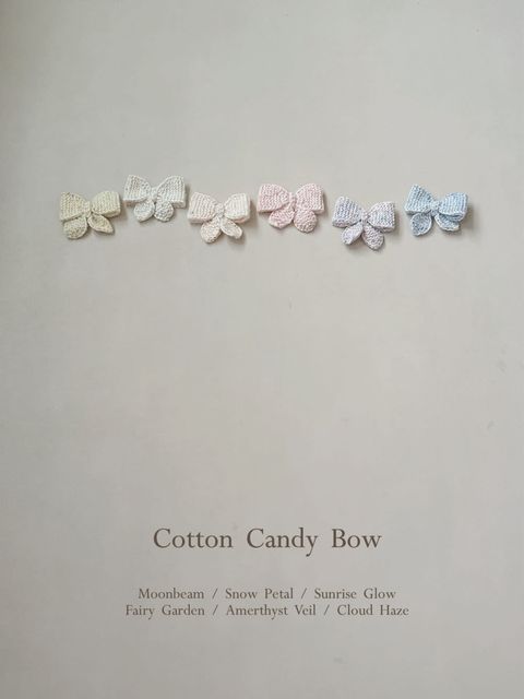 Cotton Candy Bow ｜綿綿糖蝴蝶結_1-1
