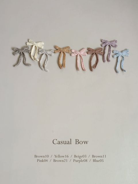 Casual Bow｜慵懶蝴蝶結_1-1