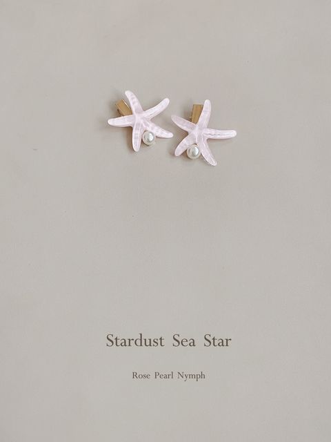 Stardust Sea Star｜星塵海星髮夾_6-1
