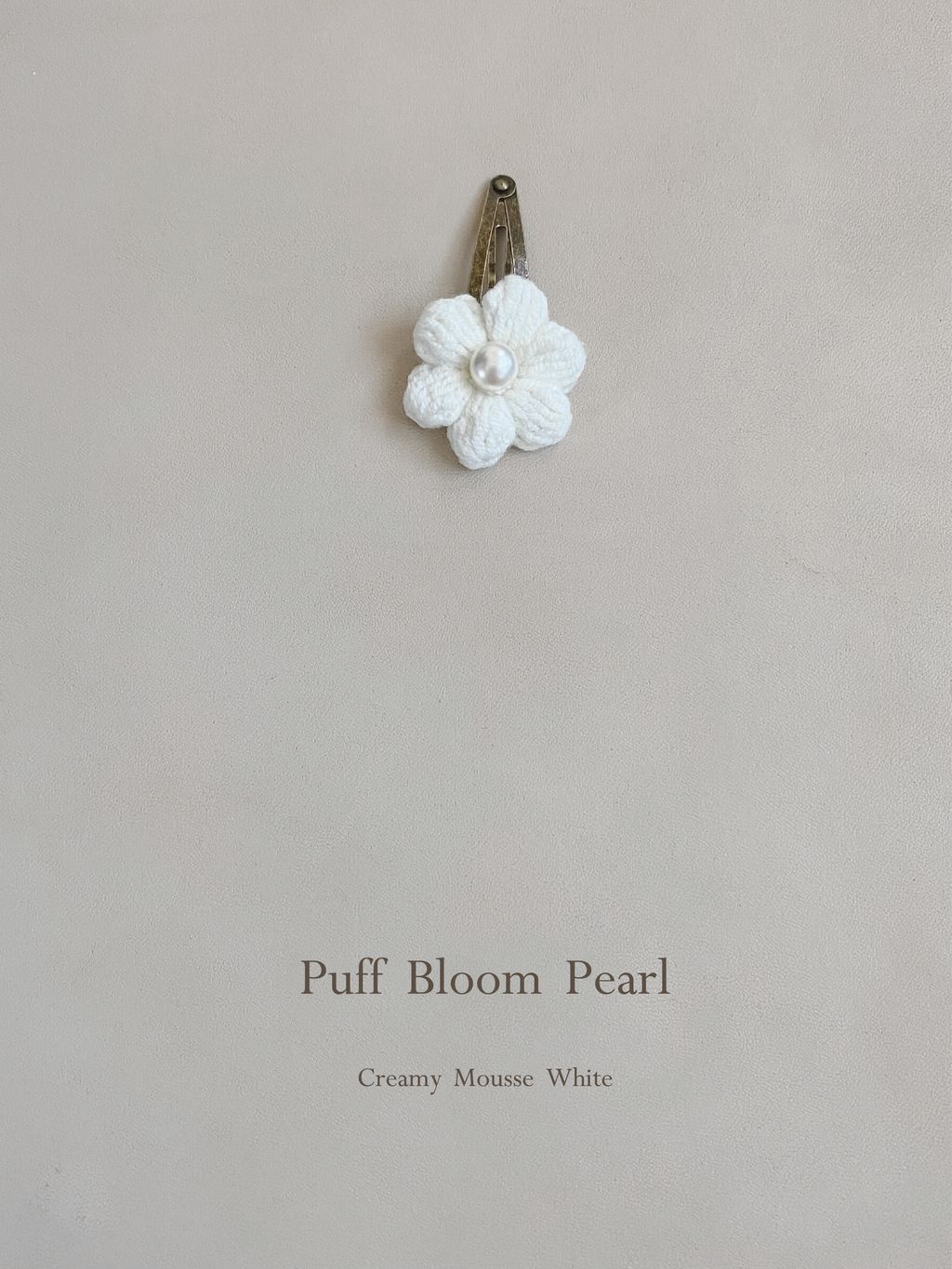 Puff Bloom Pearl｜泡芙珍珠髮夾1_1-1
