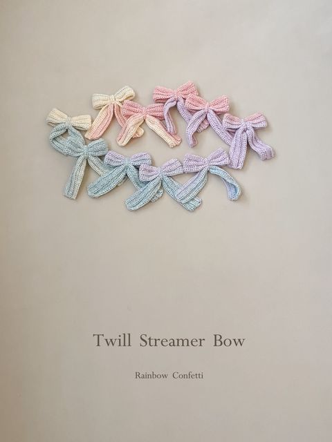 Twill Streamer Bow｜斜紋飄帶蝴蝶結_19-1