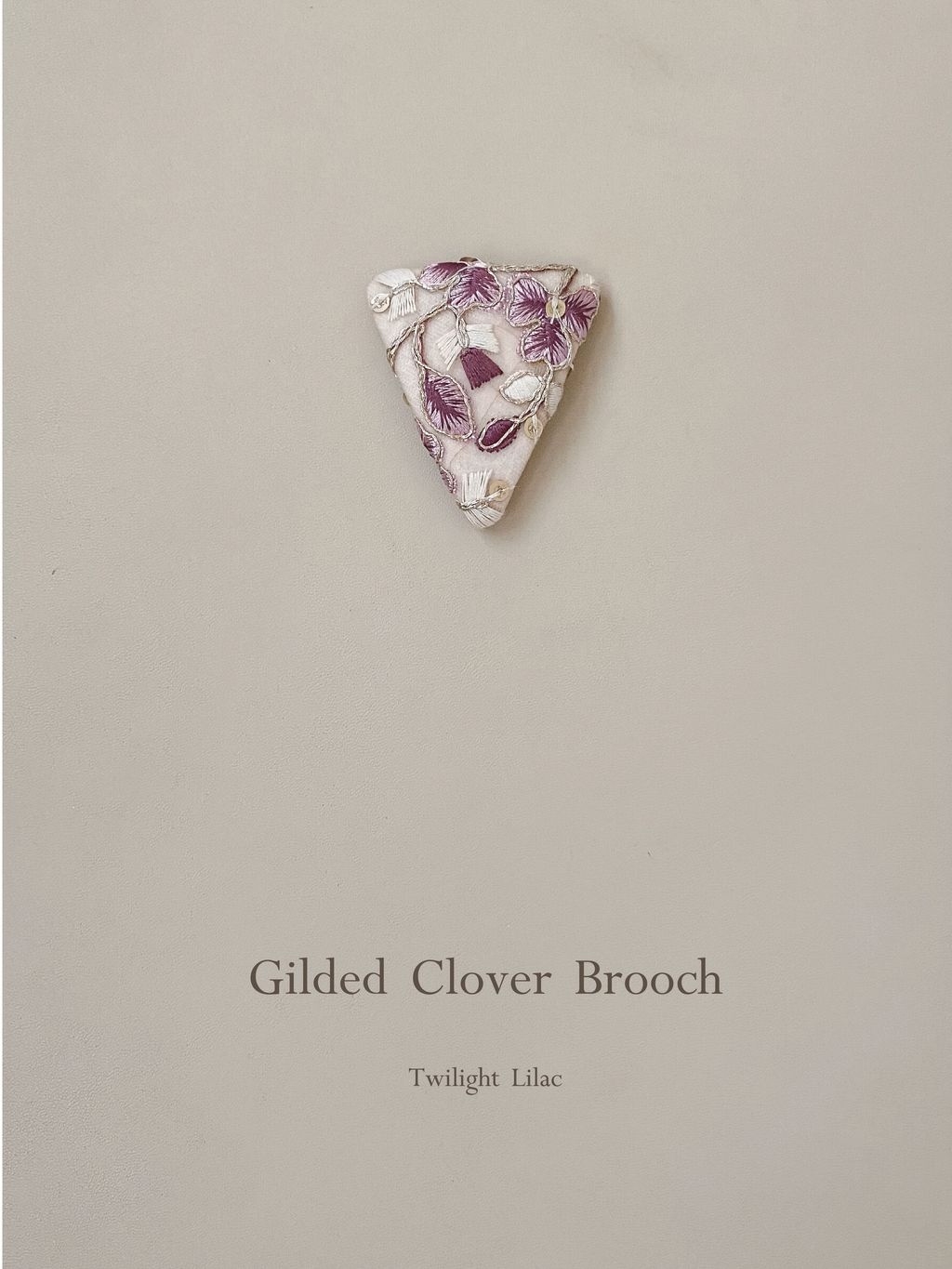 Gilded Clover Brooch｜金絲幸運草_3-1
