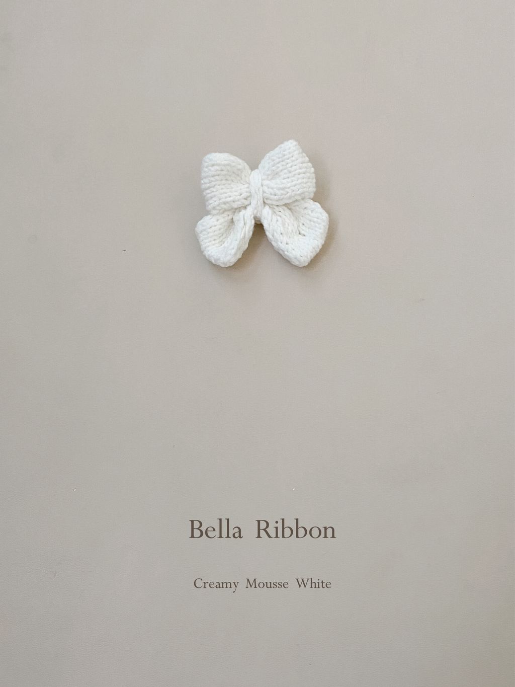 Belle Ribbon｜貝兒蝴蝶鉤針 - 素色_1-1