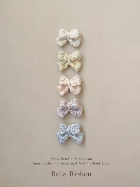 Belle Ribbon｜貝兒蝴蝶鉤針 - 彩點色_1-1