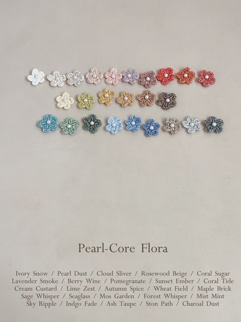 Pearl-Core Flora｜珠心花綻 - 噴砂色線1_1-1
