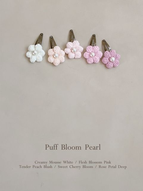 Puff Bloom Pearl｜泡芙珍珠髮夾1_41-1