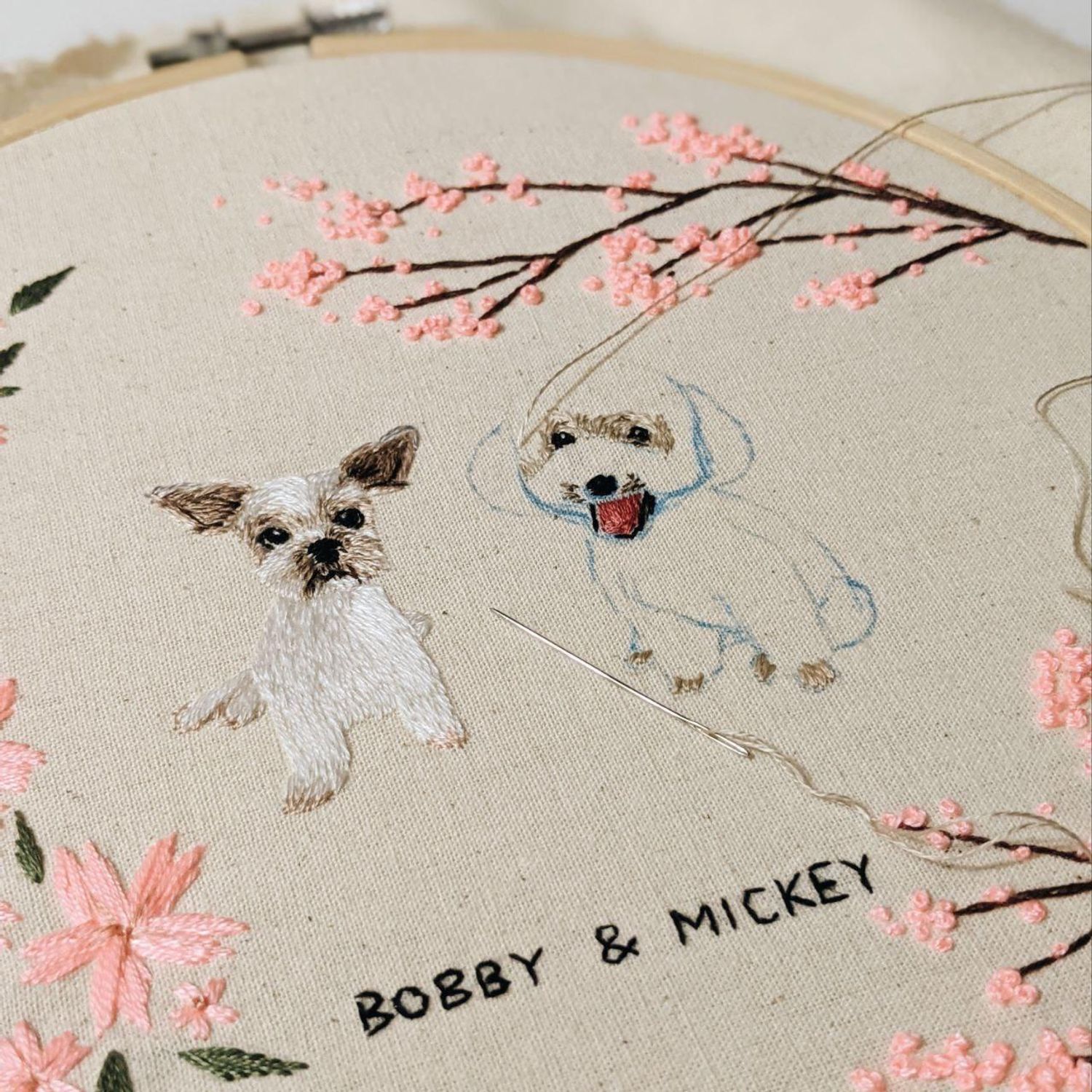 Made a lil Sweet | Personalised Embroidery | more than portraits