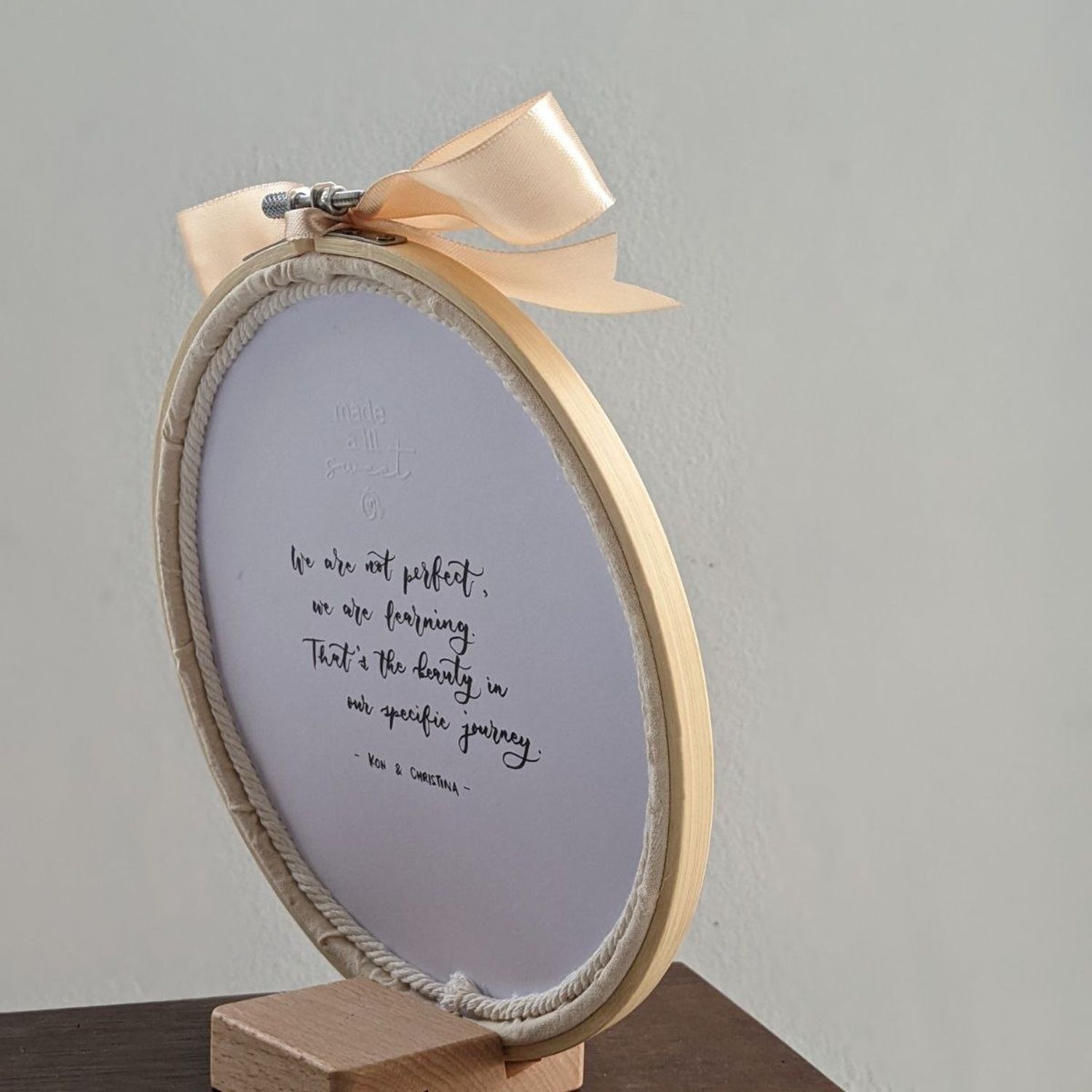 Made a lil Sweet | Personalised Embroidery | something special;