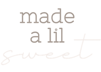 Made a lil Sweet | Personalised Embroidery