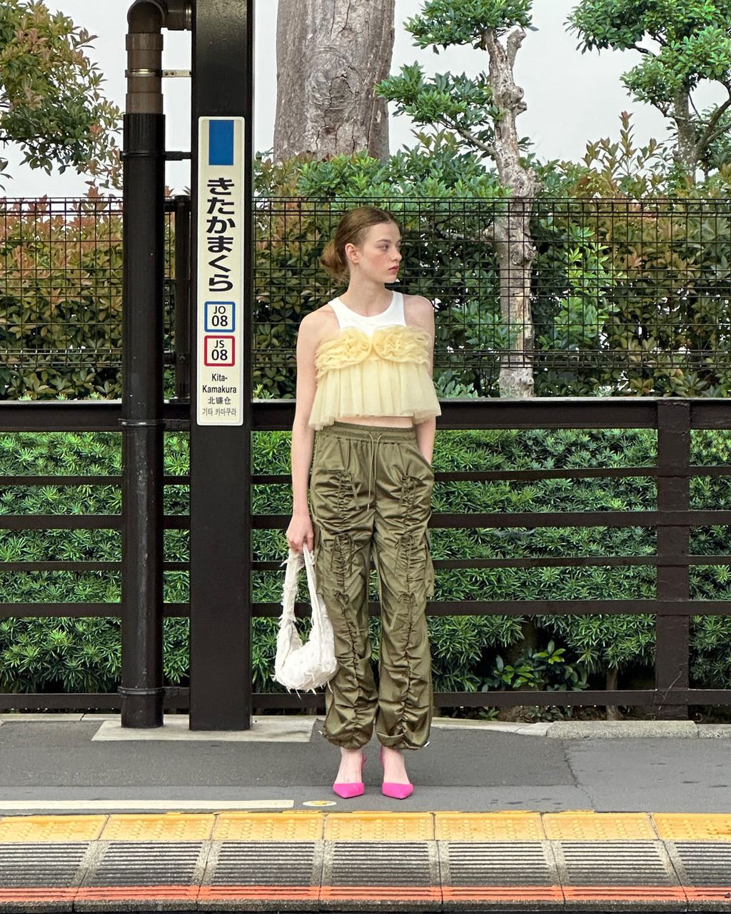 ＊POPPY＊ PEPLUM TULLE BUSTIER (YELLOW) 新品 POPPY PEPLUM TULLE BUSTIER (YELLOW) – dokiii