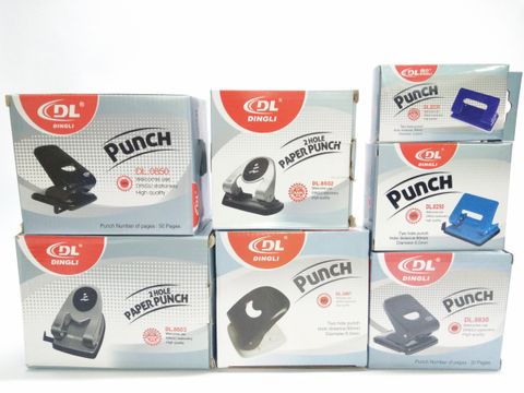 Buy Dingli Dl206h 80 Sheet Capacity 2 Hole Heavy Duty Hole Punch Black  Metal Two Hole Puncher from Yiwu Jiukun Imp & Exp Co., Ltd., China