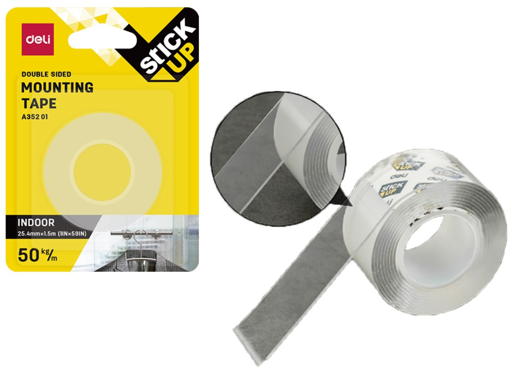 DELI EA35113 Foam Mounting Tape Multi purpose strong adhesive office h –  AOOKMIYA