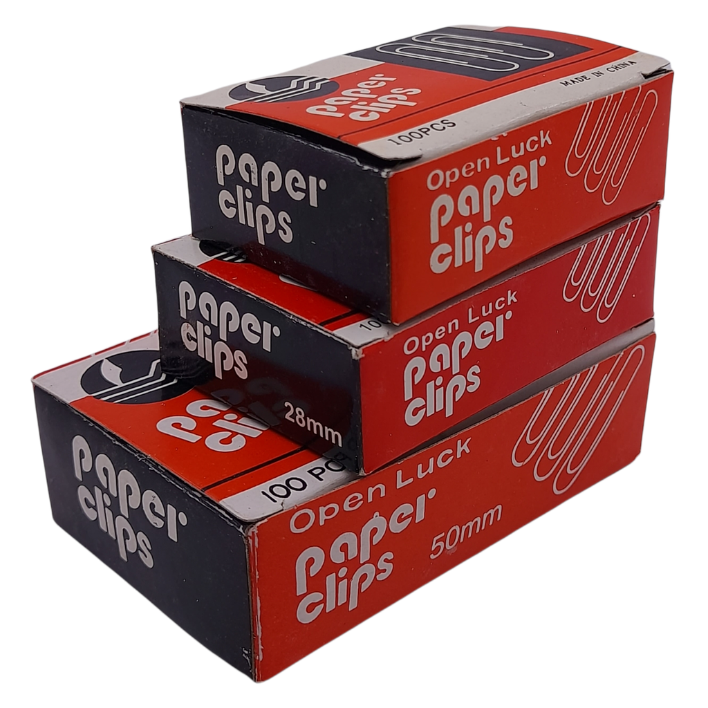 Paper Clips 450 – Medium and Large 50mm, 28mm 