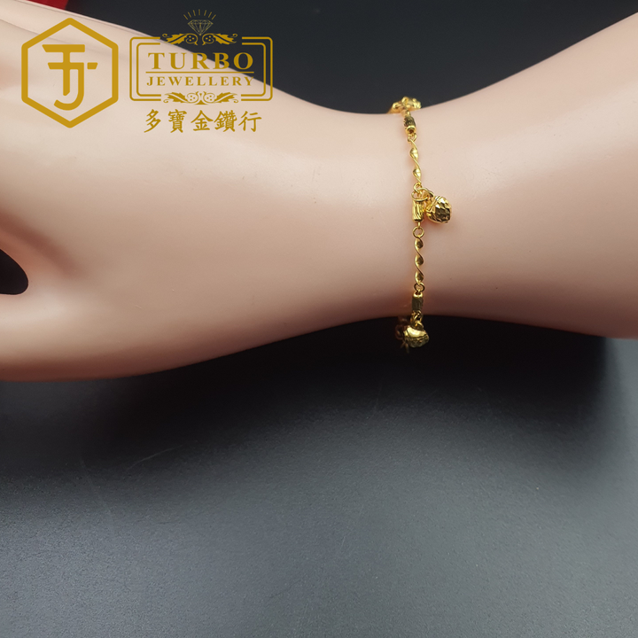 20260330_154731   [916G] Batch Pillar & Twisted Hanging Love Bracelet 批柱间扭结吊爱心手链 Rantai Tangan Tiang Batch & Berpintal Gantu