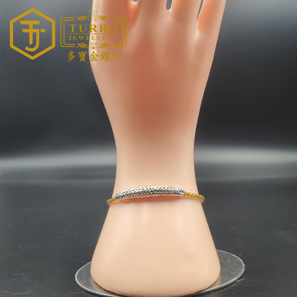 20260207_122020    [916G] Pillar Split Colour Bracelet 中分色柱手链 Rantai Tangan Warna Belah Tiang