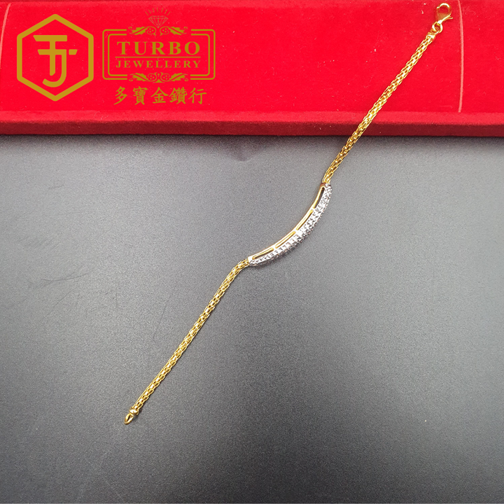20260207_121659    [916G] Pillar Split Colour Bracelet 中分色柱手链 Rantai Tangan Warna Belah Tiang