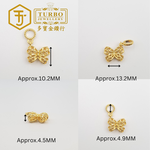20260305_182314  [916G] Ribbon 2 Micro-Gold PRD Pendant 蝴蝶结2微金PRD