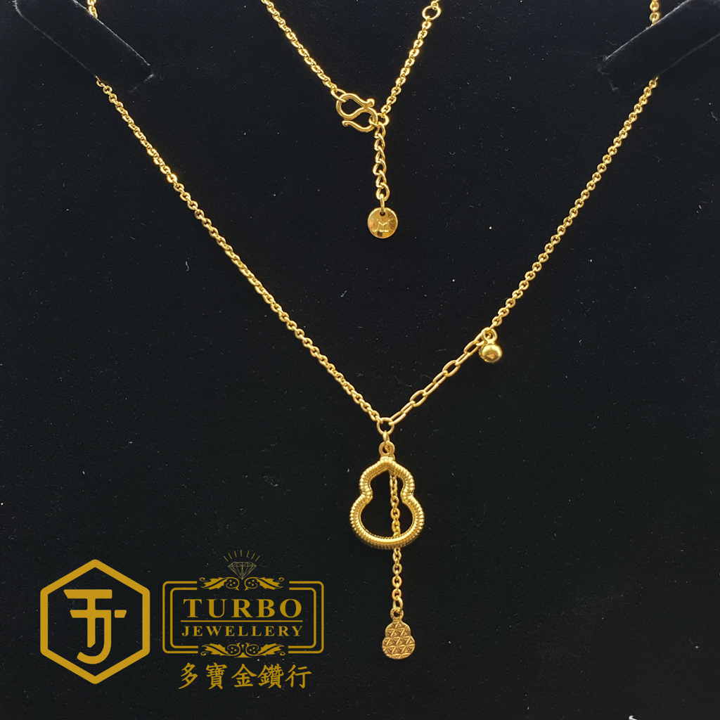 20260330_134317  [916G] Gourd Frame Polo Necklace 葫芦框Polo颈链