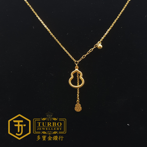20260330_134317  [916G] Gourd Frame Polo Necklace 葫芦框Polo颈链