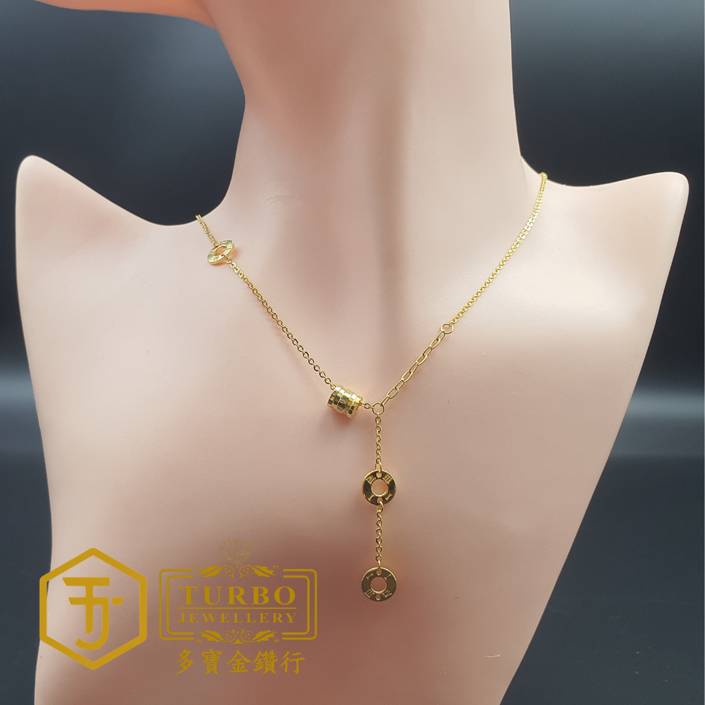 20260330_125223 [916G] Small Waist Hanging Three Circle Polo Necklace 小蛮腰间三圈Polo颈链