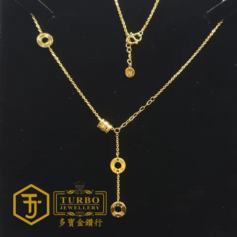 20260330_125223 [916G] Small Waist Hanging Three Circle Polo Necklace 小蛮腰间三圈Polo颈链